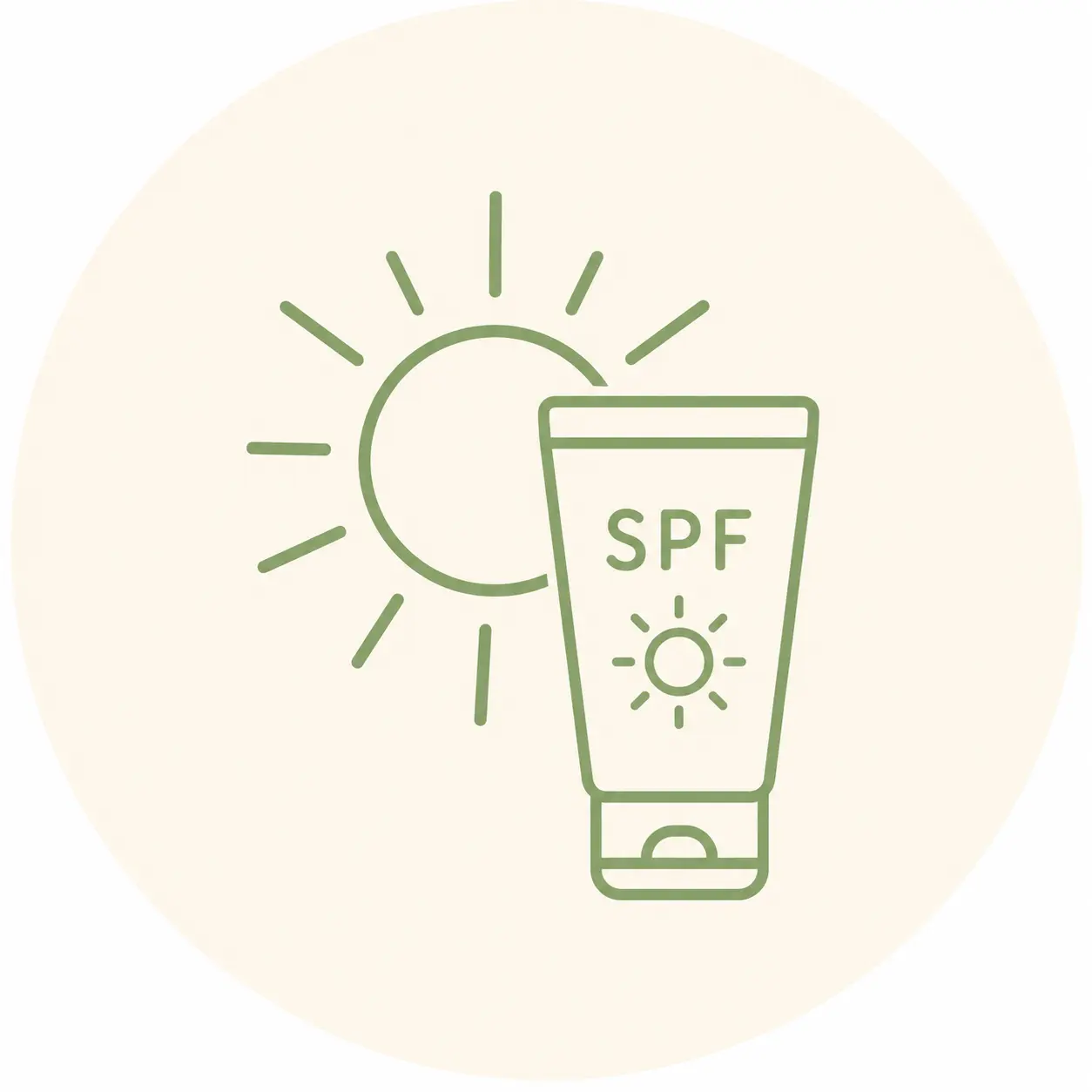 Non-comedogenic sunscreen SPF protection